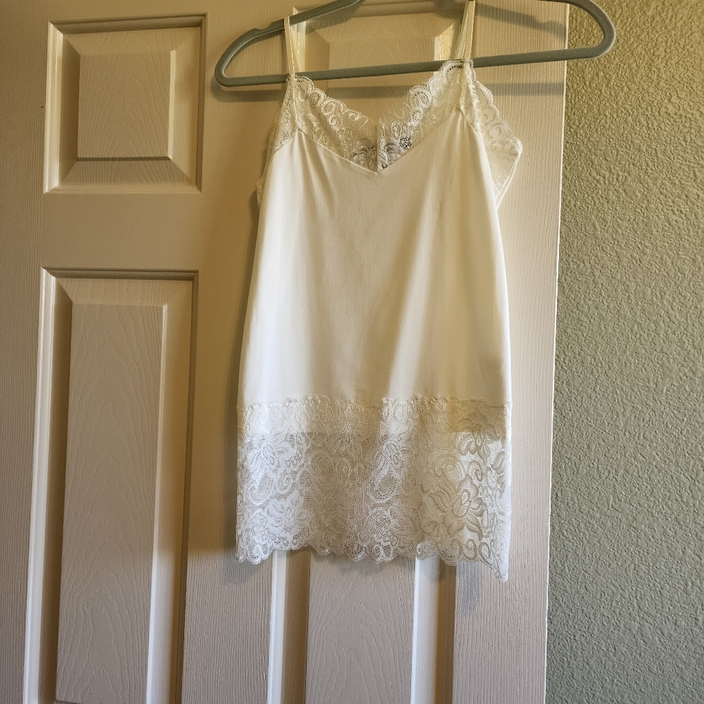 Whbm ivory cami